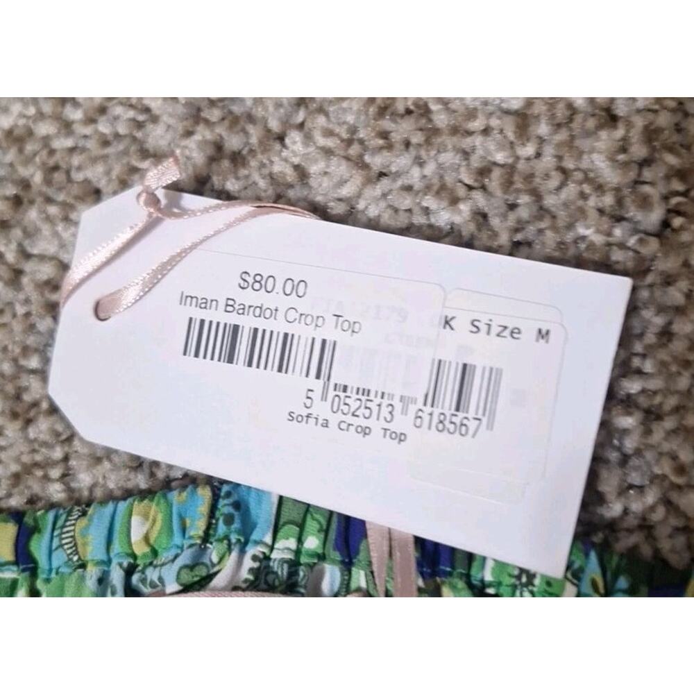 Traffic People Crop Top And Wide Leg Trouser Women Sz Med Floral Boho Beach - Picture 4 of 12